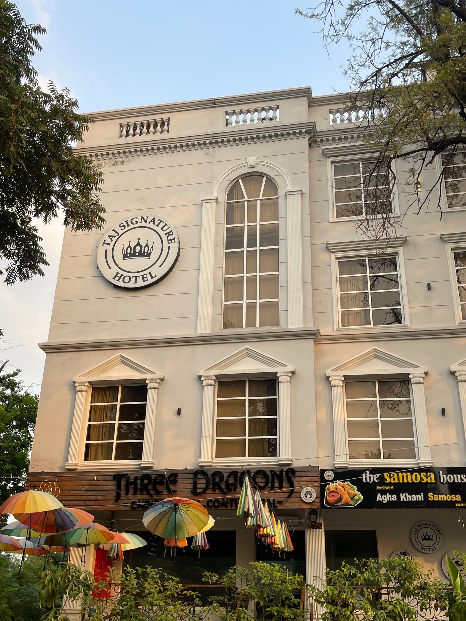 Neoclassical facade of Taj Signature Hotel, G-7 Markaz Islamabad